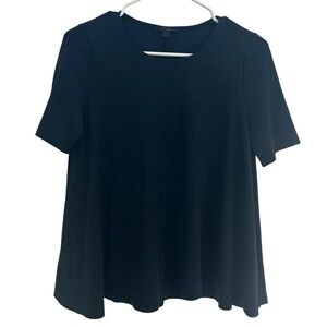COS Navy Blue Tunic Top Size XS A Line Short Sleeve Trapeze